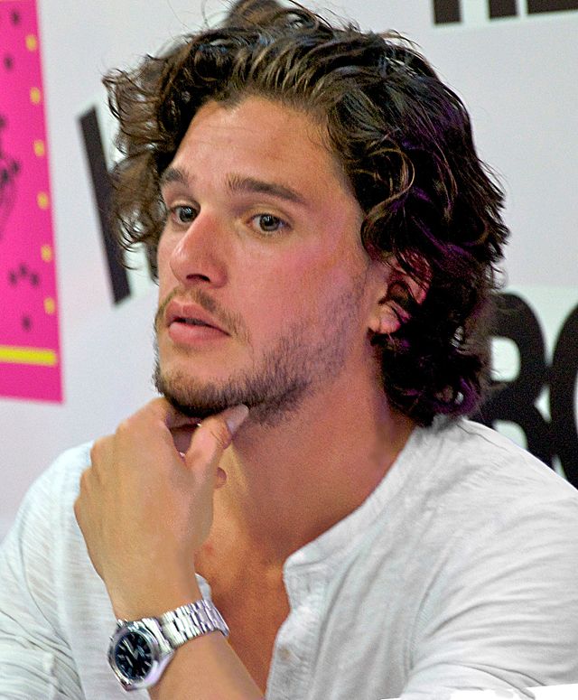 The one and only Kit Harington | Hair and beard styles, Curly hair men,  Mens hairstyles