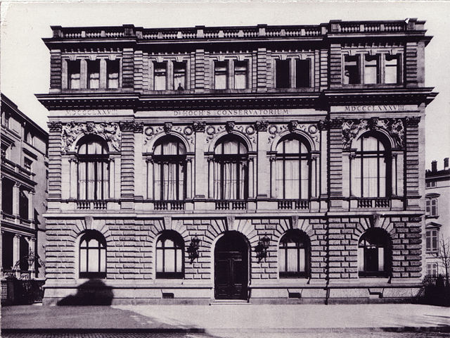 Eschenheimer Landstr. 4. Hoch Conservatory, c. 1900. Home of the conservatory 1888–1943