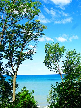 Lake Huron from Bayfield, Ontario