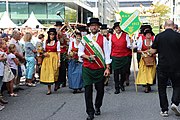 Deutsch: MGV Tulbing beim Erntedankumzug beim Landhausfest 2022 in St. Pölten anlässlich 100 Jahre Niederösterreich