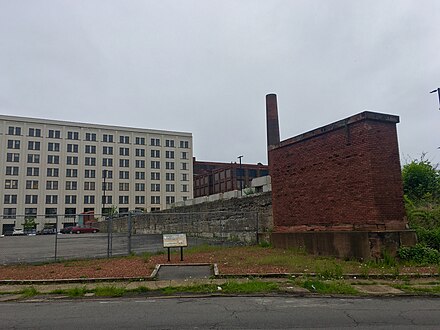 The last remnant of the Larkin Administration Building. Yes, Buffalo's city fathers somehow saw fit to demolish one of Frank Lloyd Wright's masterworks, but there's a silver lining: more than any other single event, the demolition of the Larkin Building galvanized the emergence of a local preservationist movement that is now flourishing, and has saved numerous other architecturally and historically significant buildings around town from a similar fate.