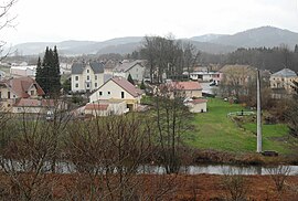 Laveline-devant-Bruyères'in genel bir görünümü