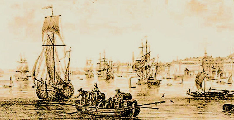 File:Le port de Bordeaux vu devant le château Trompette, 1776,.jpg