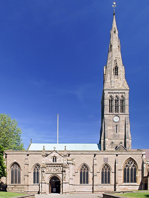 Image: Leicester Cathedral panorama (small crop)