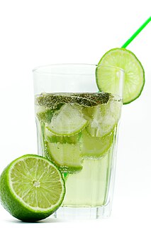 Limeade Citrus-flavored beverage with sweetener