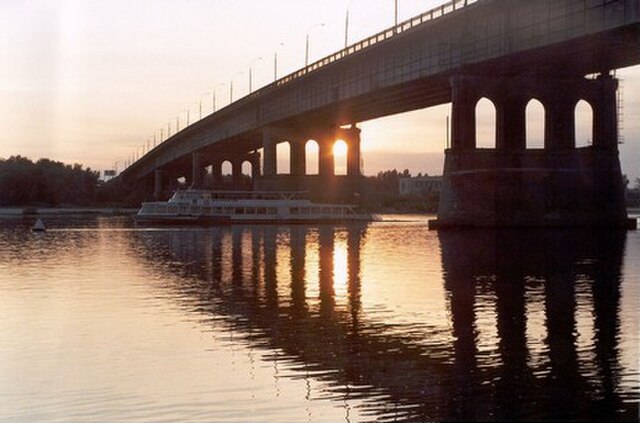 Leningrad bridge over the Irtysh