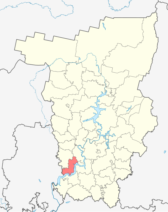 Частинский районЧастинский муниципальный округ на карте
