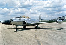 The other aircraft destroyed by the collision was similar to this T-33A.