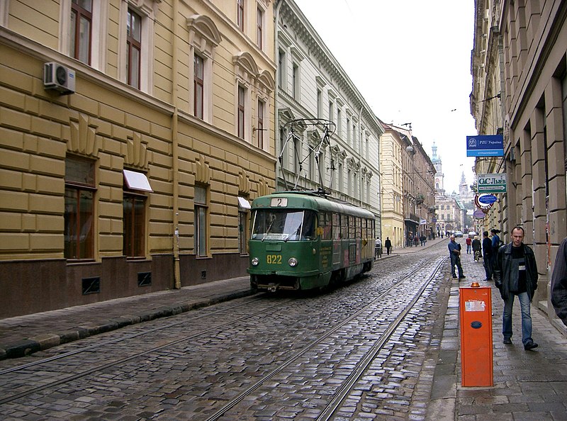 File:Lviv green tram.jpg