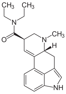 Lysergsäurediethylamid (LSD).svg