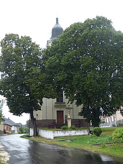 A templom távlati képe