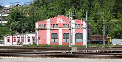 Lokschuppen; Südbahnmuseum in Mürzzuschlag (Semmeringbhan)