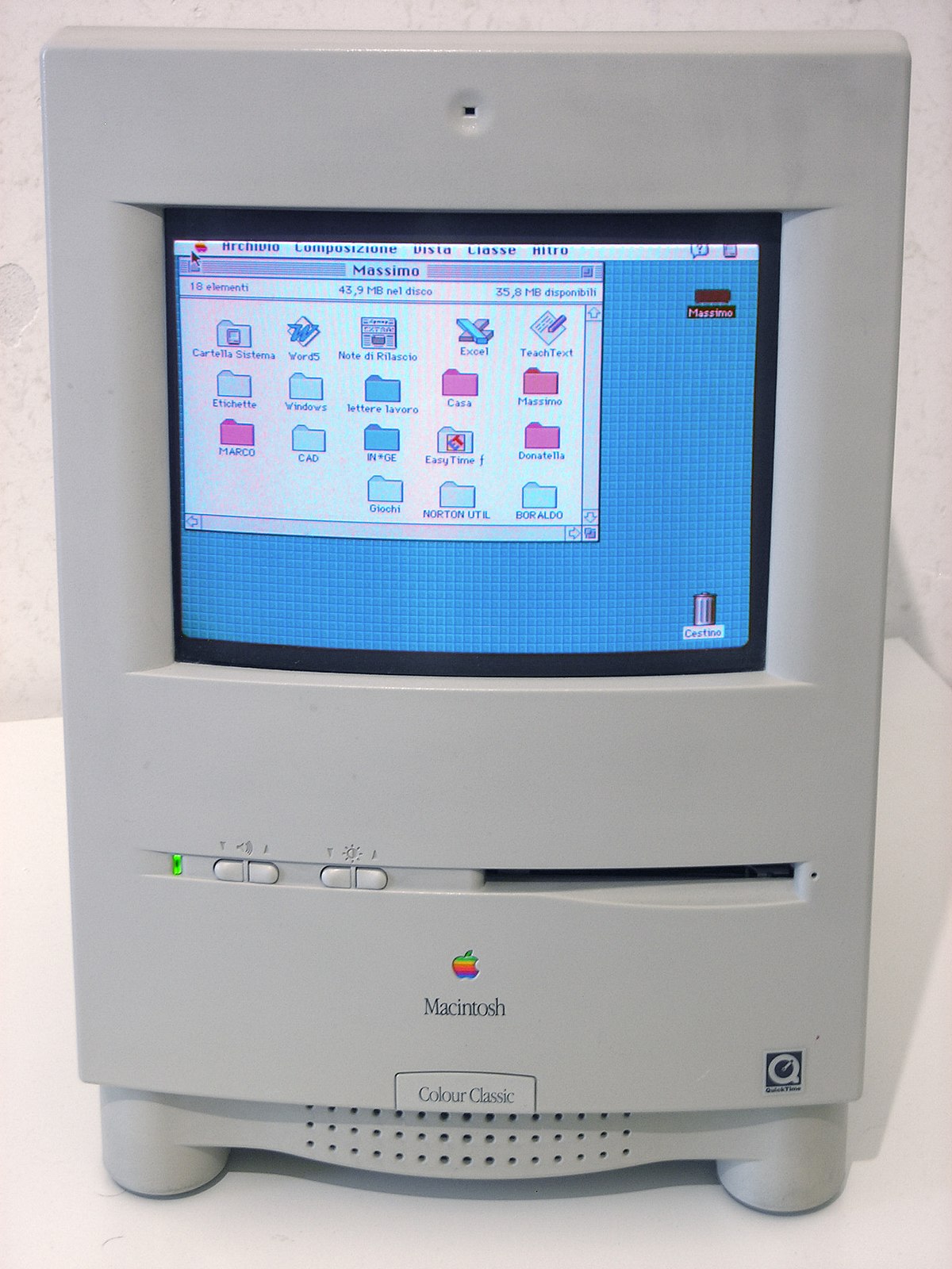 新作人気Apple Macintosh Colr Classic Macデスクトップ