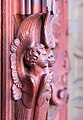 Image 818Main door detail, Saint-Jean-Baptiste church (Beguinage), Brussels, Belgium