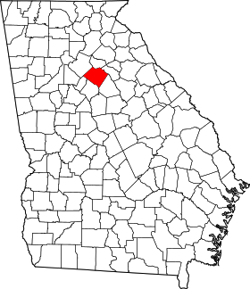 Map of Georgia highlighting Walton County.svg