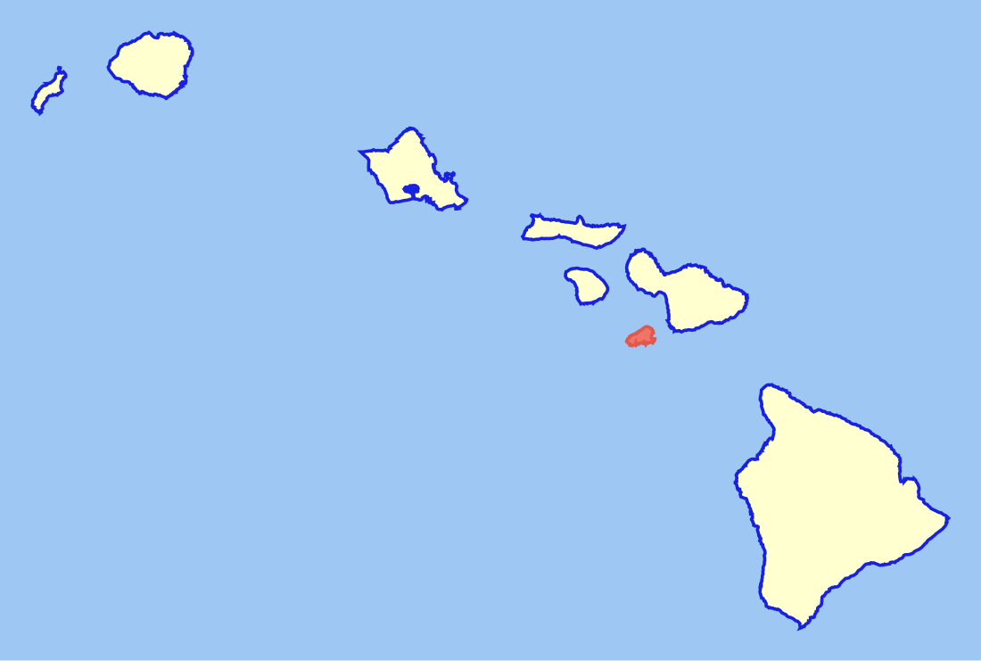 File:Map of Hawaii highlighting Kahoolawe.svg