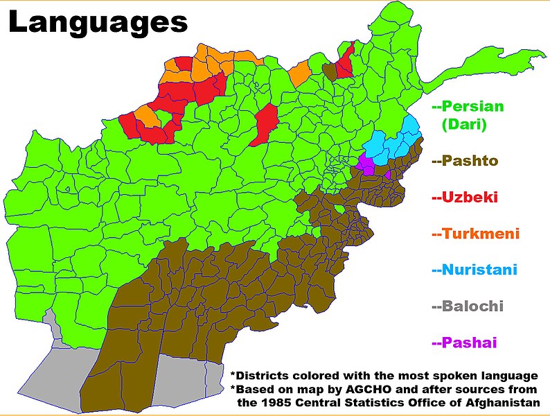 File:Map of Languages (in Districts) in Afghanistan.jpg