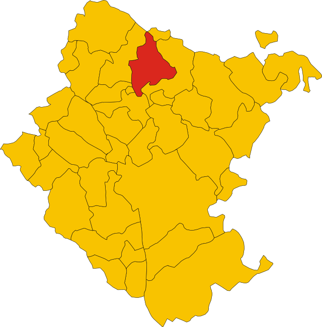 Localizarea Bibbiena în Provincia Arezzo