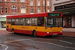 Midland Classic Dennis Dart / Plaxton Pointer Mk1 in Burton on Trent.