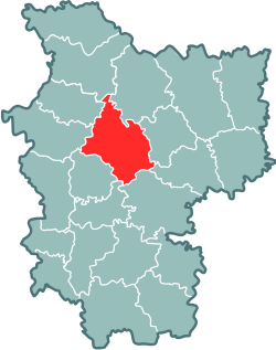 Location of Minskas rajons