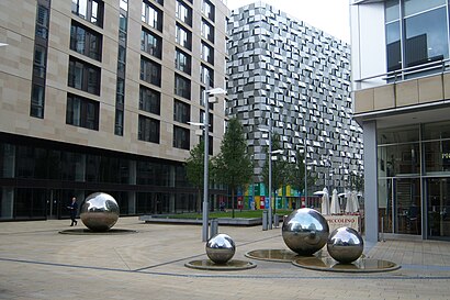 How to get to Millennium Square, Sheffield with public transport- About the place