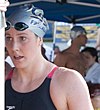 Missy Franklin nimmt 2014 an einem Outdoor-Schwimmturnier teil
