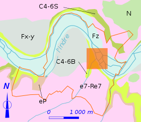 Carte en couleurs représentant les strates géologiques affleurantes d'un territoire.