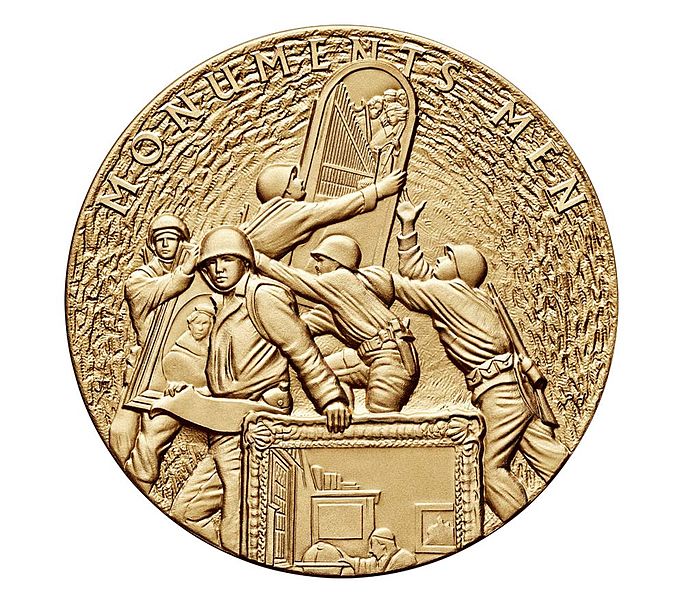 File:Monuments Men Congressional Gold Medal (front).jpg