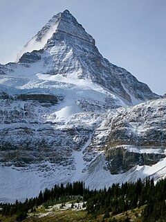 Mount Assiniboine Mountain in Alberta and British Columbia, Canada