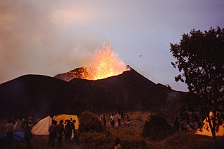 <span class="mw-page-title-main">Murara</span> Small, short-lived secondary crater of volcano Nyamuragira