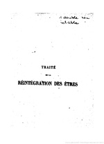 Thumbnail for Treatise on the Reintegration of Beings