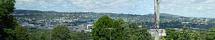 A panorama of Toowoomba looking south-west from Mount Lofty