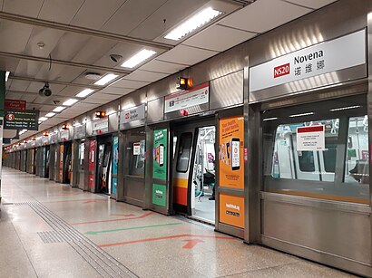 How to get to Novena MRT Station with public transport- About the place