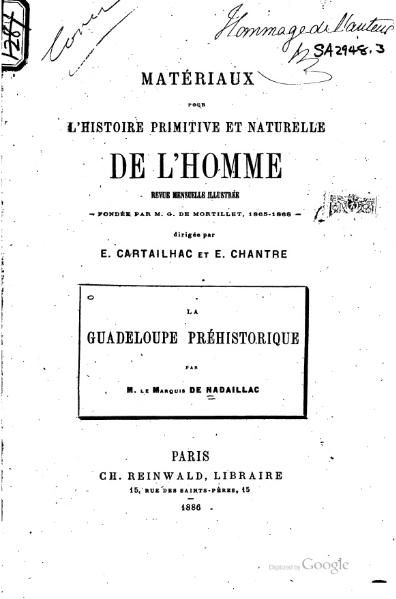 File:Nadaillac - La Guadeloupe préhistorique, 1886.djvu