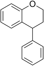 Structure of the neoflavonoids backbone (neoflavan represented) Neoflavonoid.PNG