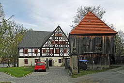 Kirchgasse in Neustadt in Sachsen