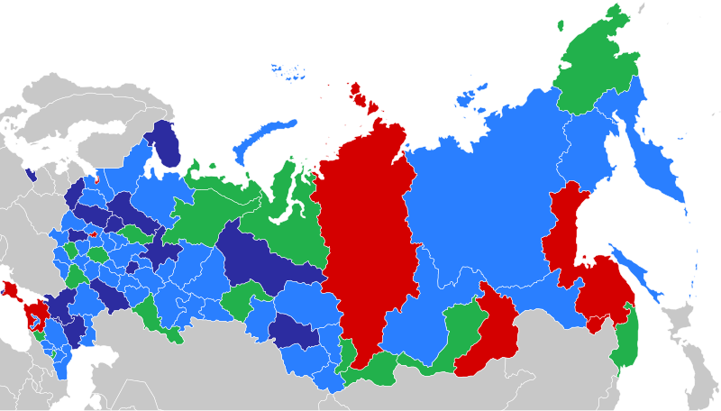 Карта субъектов России первого сезона «Новой звезды»:      Участники, не прошедшие во второй тур     Участники, не прошедшие в полуфинал     Участники, не прошедшие в финал     Финалисты