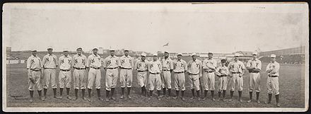 The New York Giants won their first World Series appearance in 1905 after their owner refused to take part in the 1904 World Series.[23]