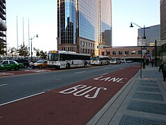 Penn Station Newark XBL Newark Penn Station XBL (exclusive bus lane).JPG