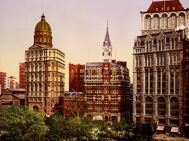 File:Newspaper Row, New York City, 1900.jpg