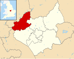 Severozápadní Leicestershire UK lokátor map.svg