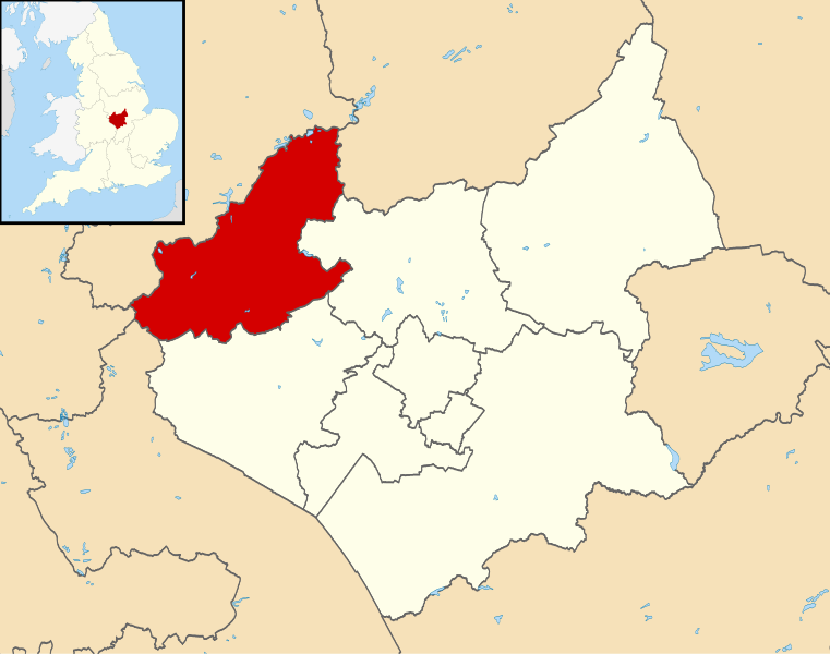 File:North West Leicestershire UK locator map.svg