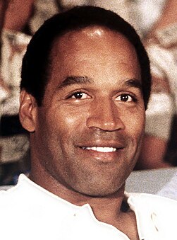 O. J. Simpson retired American football player, broadcaster, actor, advertising spokesman, and convicted felon