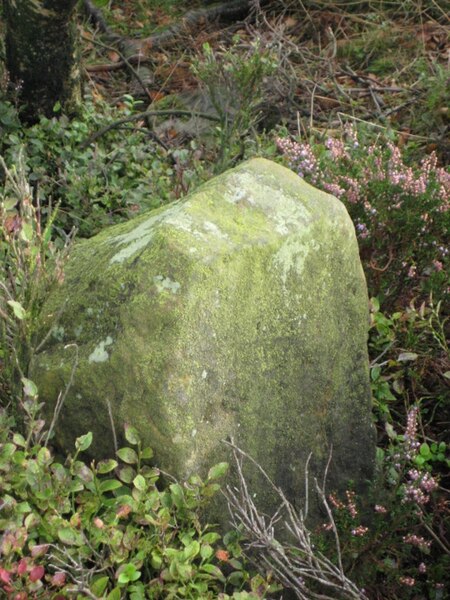 File:Old Boundary Marker on Pen Hill, Cowesby Parish - geograph.org.uk - 6045757.jpg