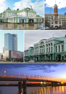 Omsk City in Omsk Oblast, Russia