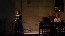 Opera singing at the Opening of the Tel Aviv Art Year P1130792.JPG