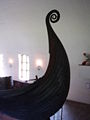 The back bow of the Oseberg ship.