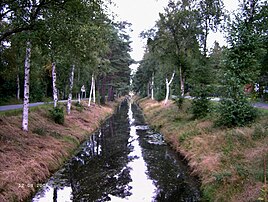 Der Oste-Hamme-Kanal flussaufwärts