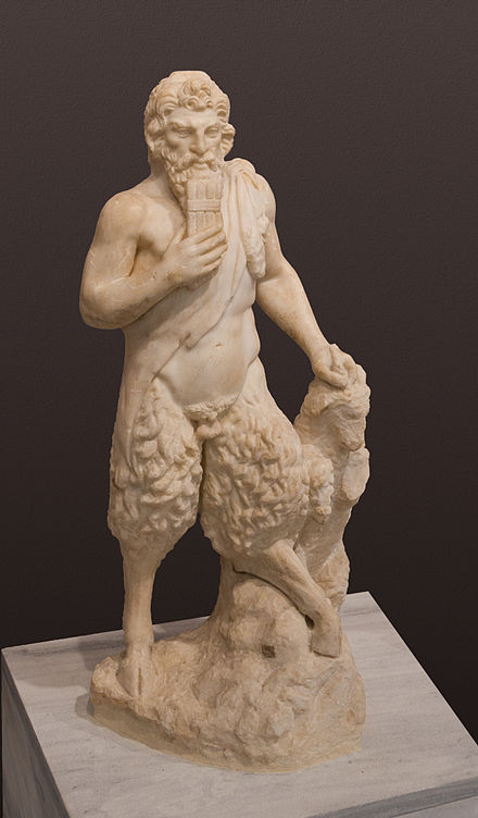 2nd-century AD statue of Pan in the Archaeological Museum