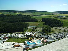 View of the dune pool from Monte Kaolino Panorama Monte Kaolino2.JPG